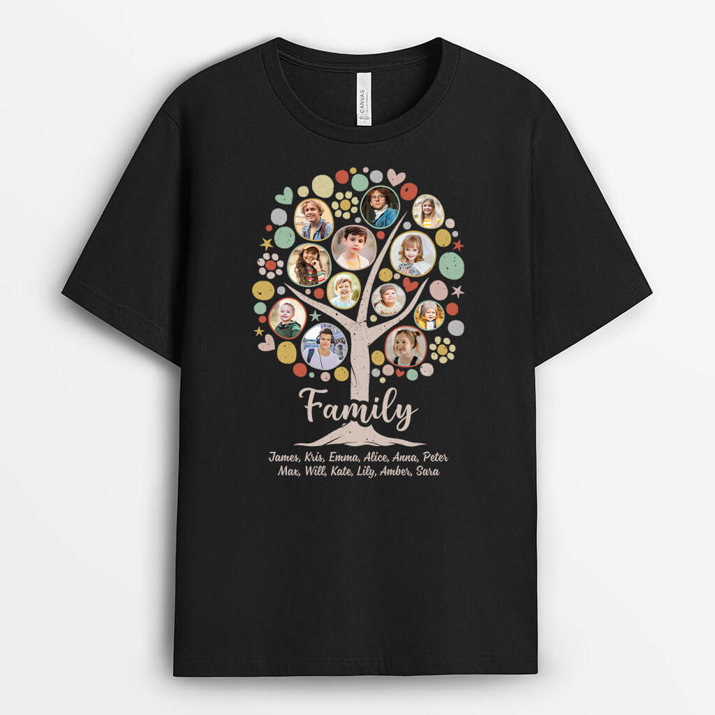 Personalized Daddy/Grandpa Tree T-shirt