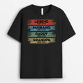Personalized Legend Husband Daddy Grandpa T-shirt