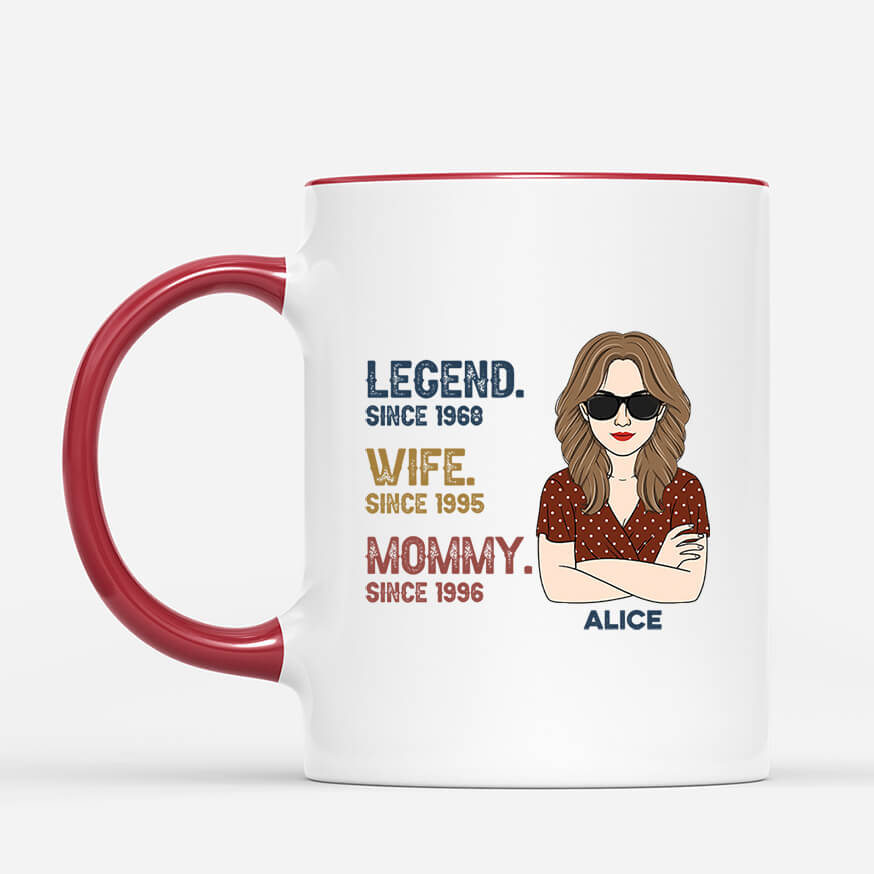 Personalized Legend Grandma Mom Mug