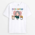 Personalized Cute Dog Mom T-shirt