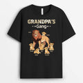 Personalized Daddy With Lion Gangs T-Shirt