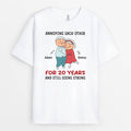 Annoying Each Other - Custom T-Shirt Printing For Couple