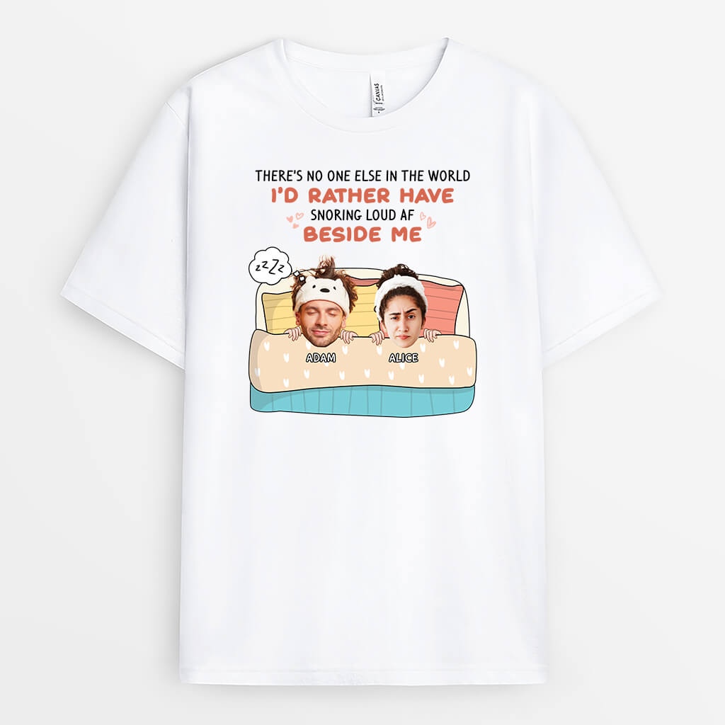There's No One Else In The World T-shirt - Personalized Gifts For Couples