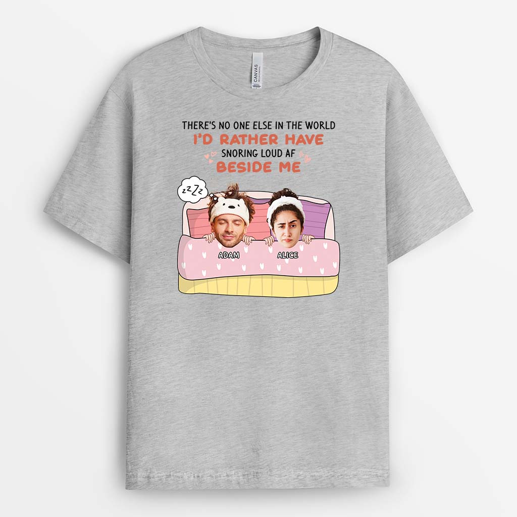 There's No One Else In The World T-shirt - Personalized Gifts For Couples