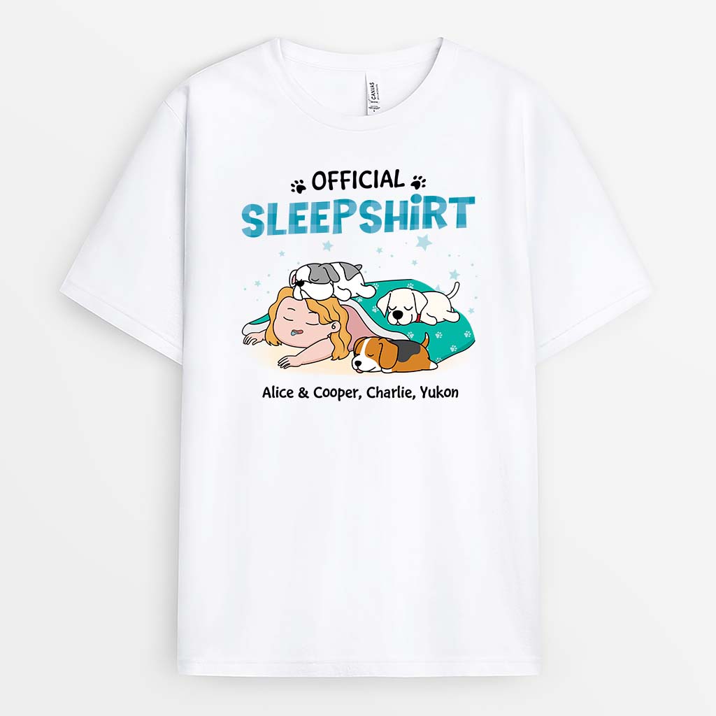 Official Sleepshirt T-shirt - Customised Present Ideas For Dog Owner