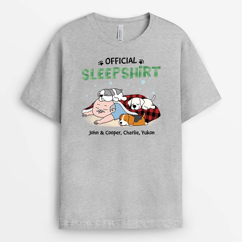 Official Sleepshirt T-shirt - Customised Present Ideas For Dog Owner