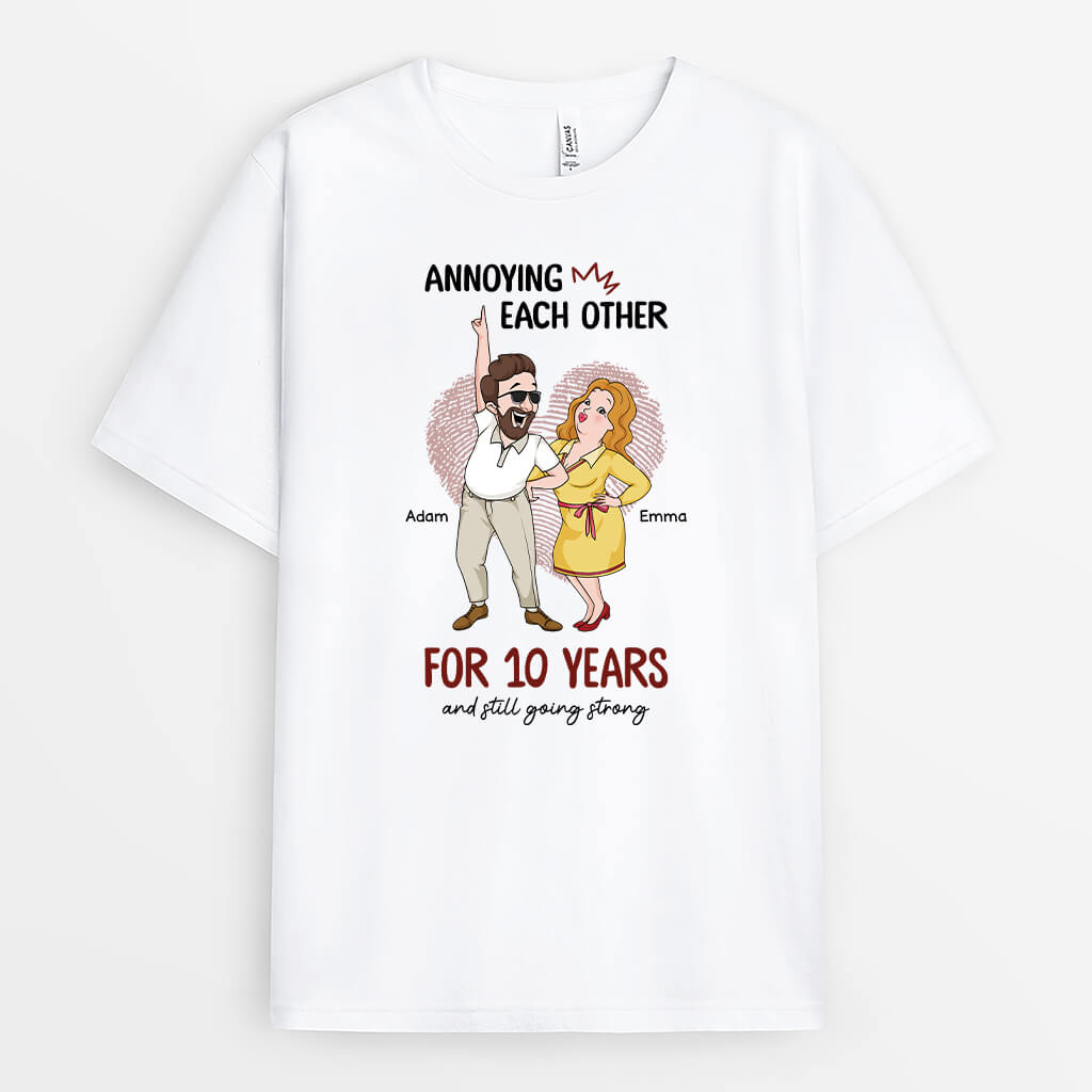 Annoying Each Other T-Shirt - Personalized Gift Ideas For Couple