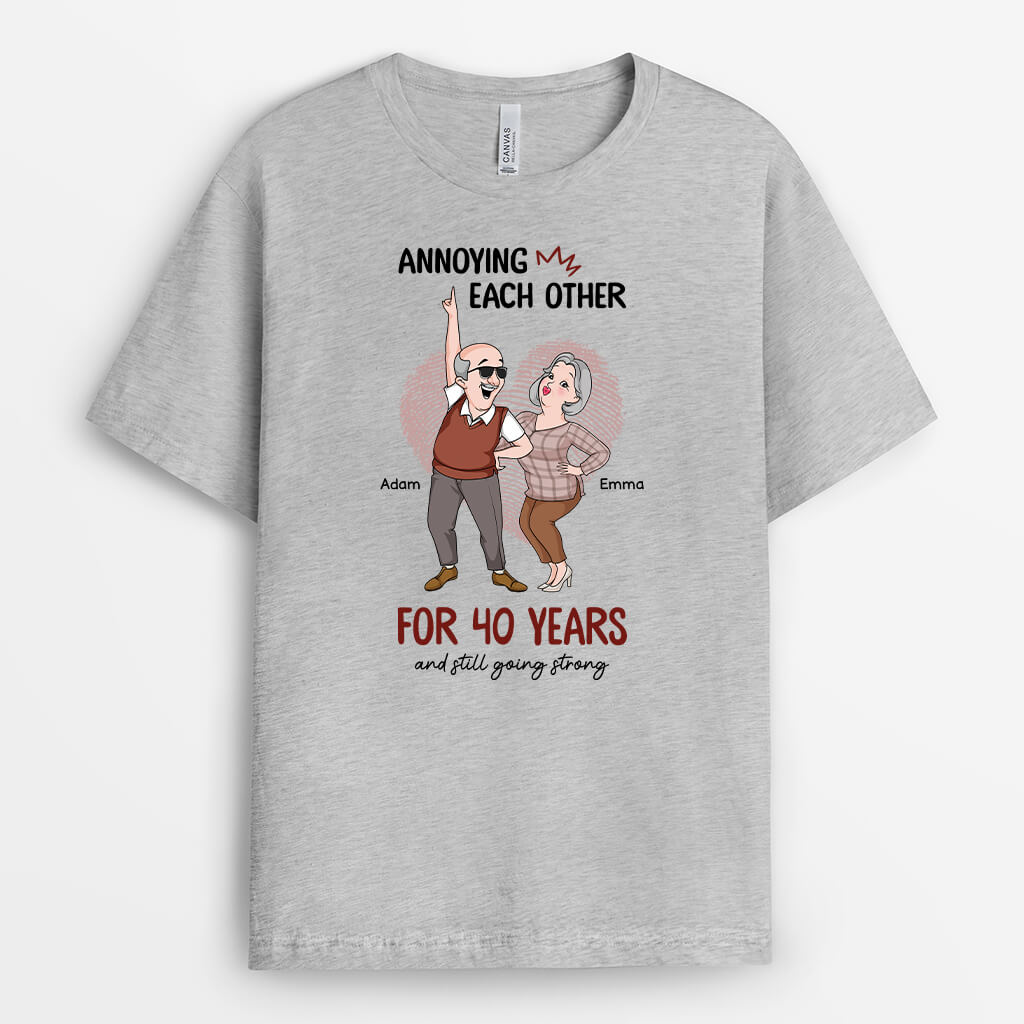 Annoying Each Other T-Shirt - Personalized Gift Ideas For Couple