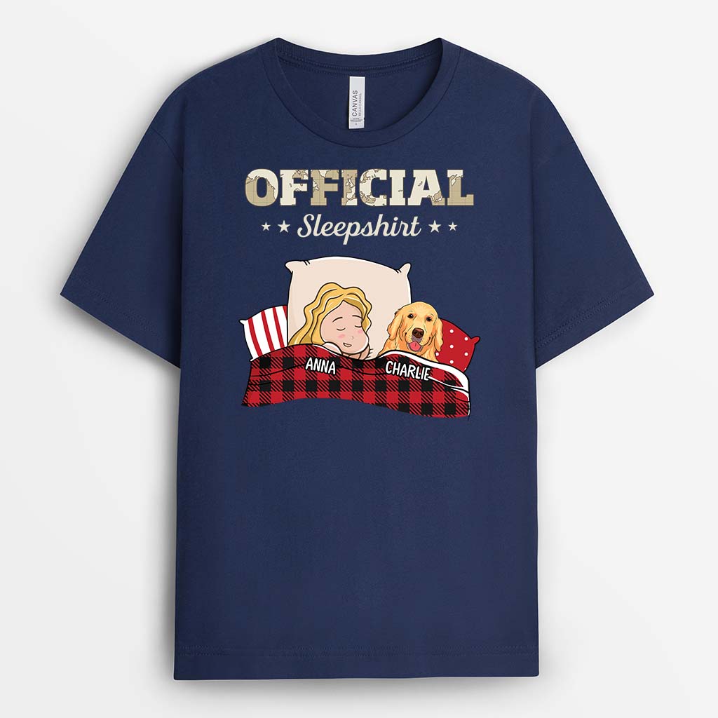 Dog-Themed Official Sleepshirt - Personalized Gifts For Dog Lovers