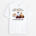 Do You Know What's Time Is It Funny Cat T-shirt - Personalized Present Ideas For Her