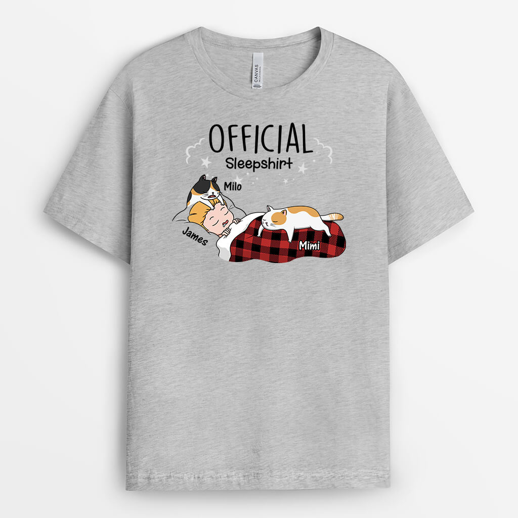 Official Sleepshirt - Custom Cat Lover Presents For Her