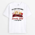 Do Not Disturb! Beauty Rest In Progress T-shirt - Personalised Gifts For Dog Lovers