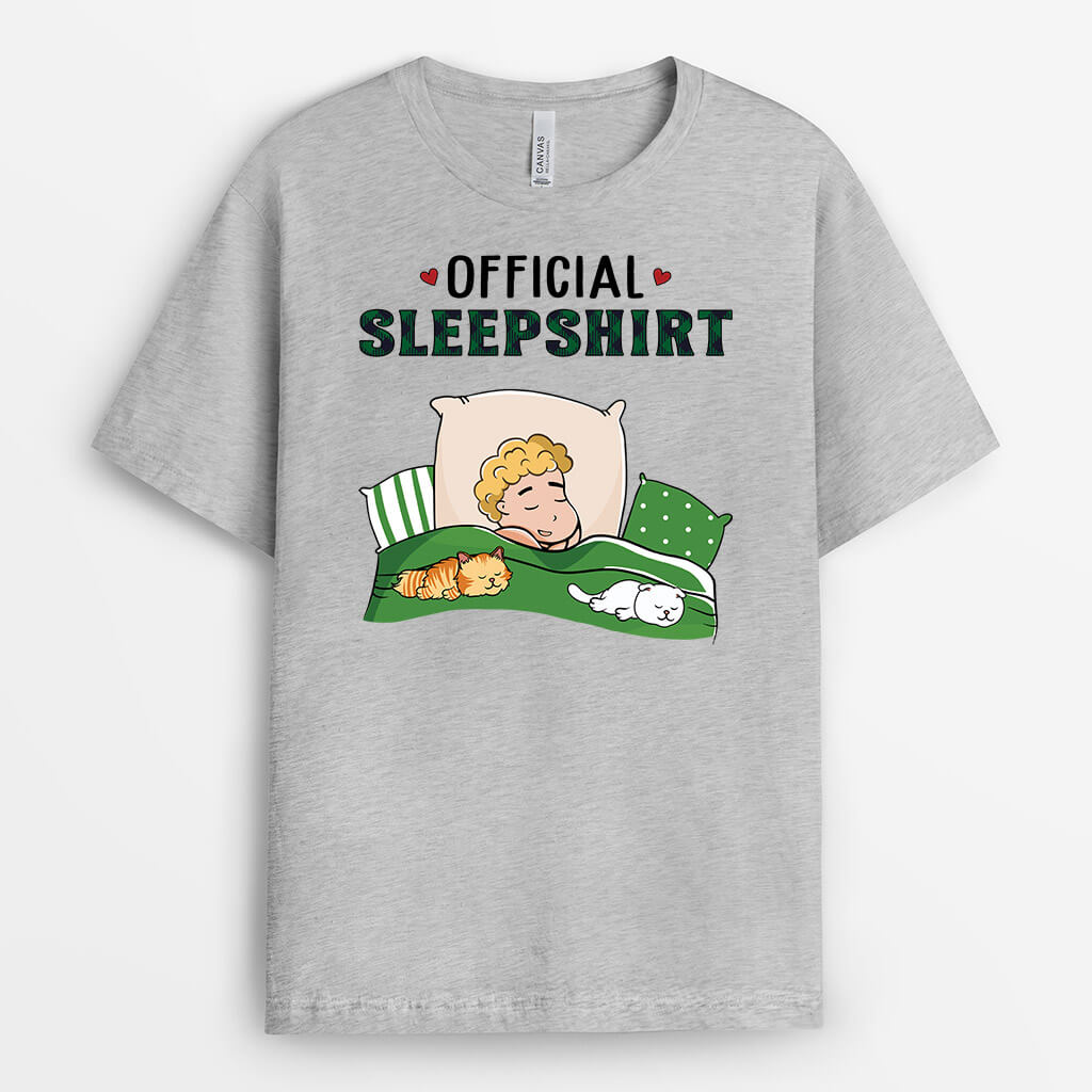 Official Sleepshirt - Personalized Gift Ideas For Cat Owners