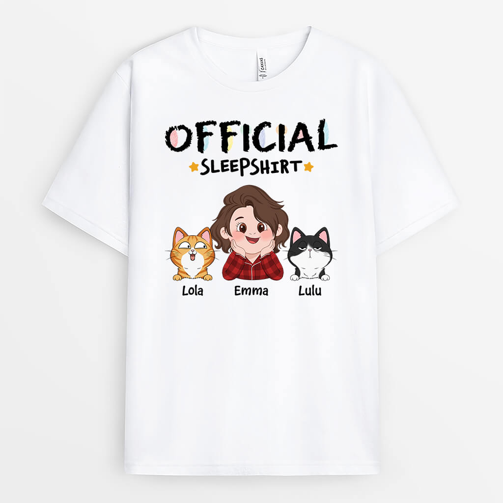 Official Sleepshirt - Personalized Gift Ideas For Cat Mom