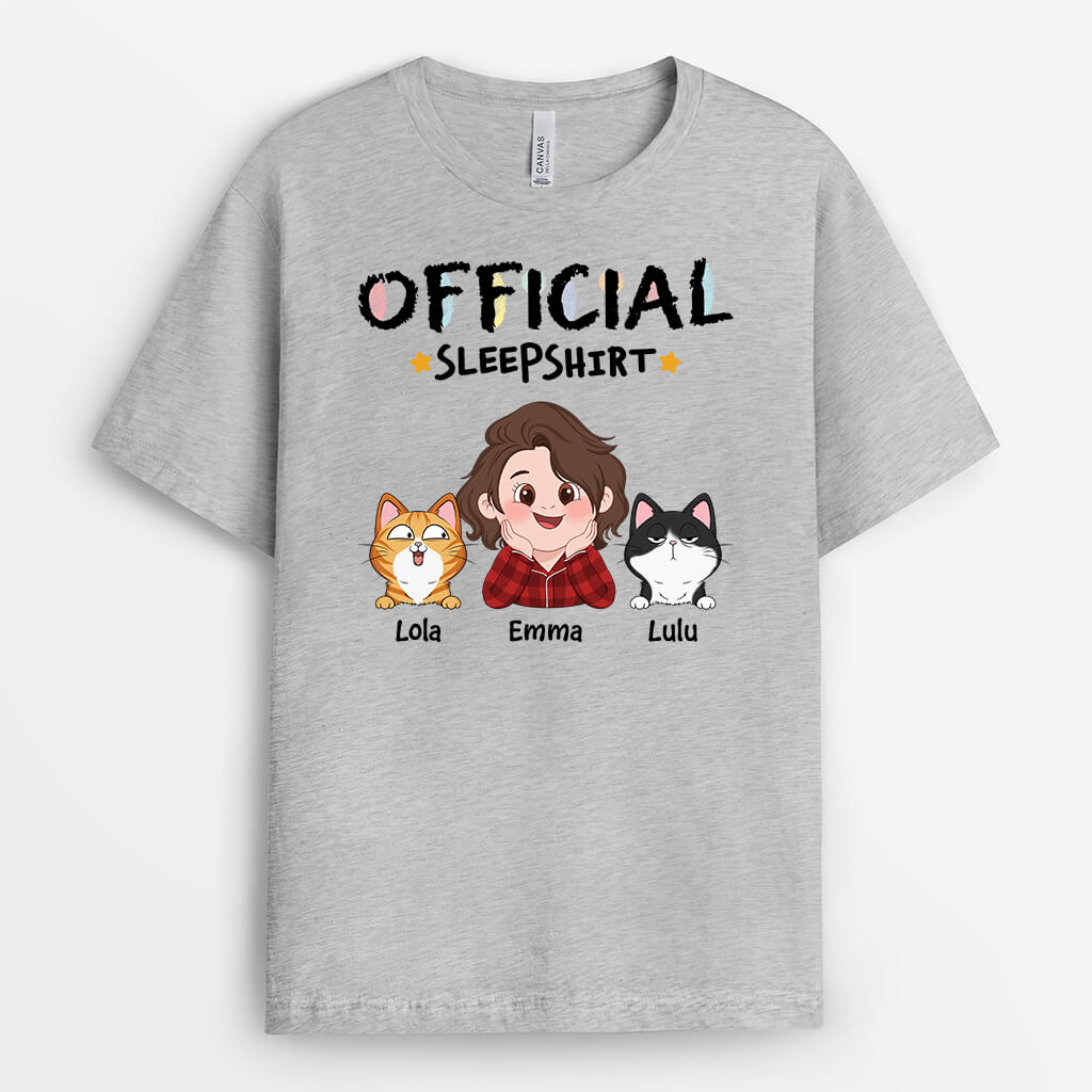 Official Sleepshirt - Personalized Gift Ideas For Cat Mom