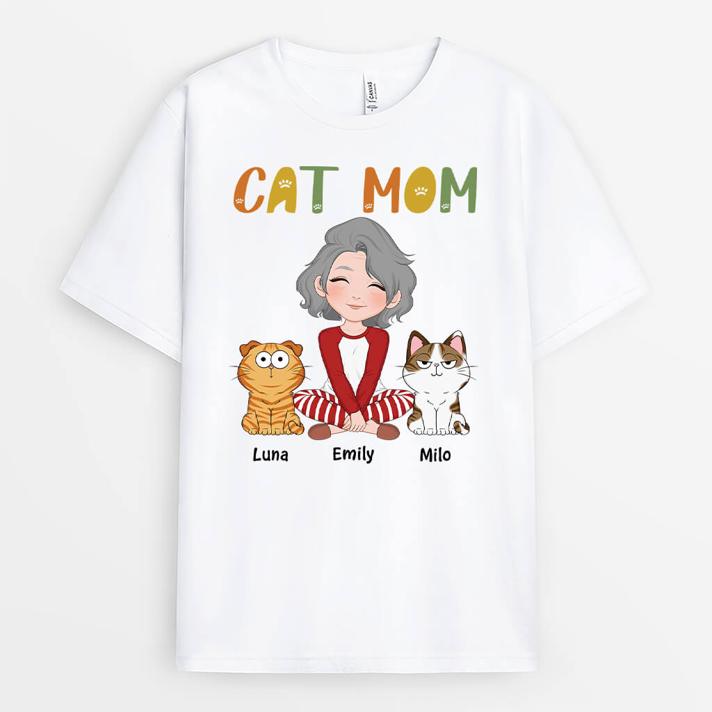 This Cat Mom T-Shirt - Personalized Gift Ideas For Cat Mom