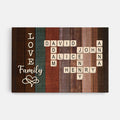Love Family Puzzle Canvas - Personalized Presents For Parents