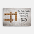 The Smith Family Canvas - Personalized Gift Ideas For Family