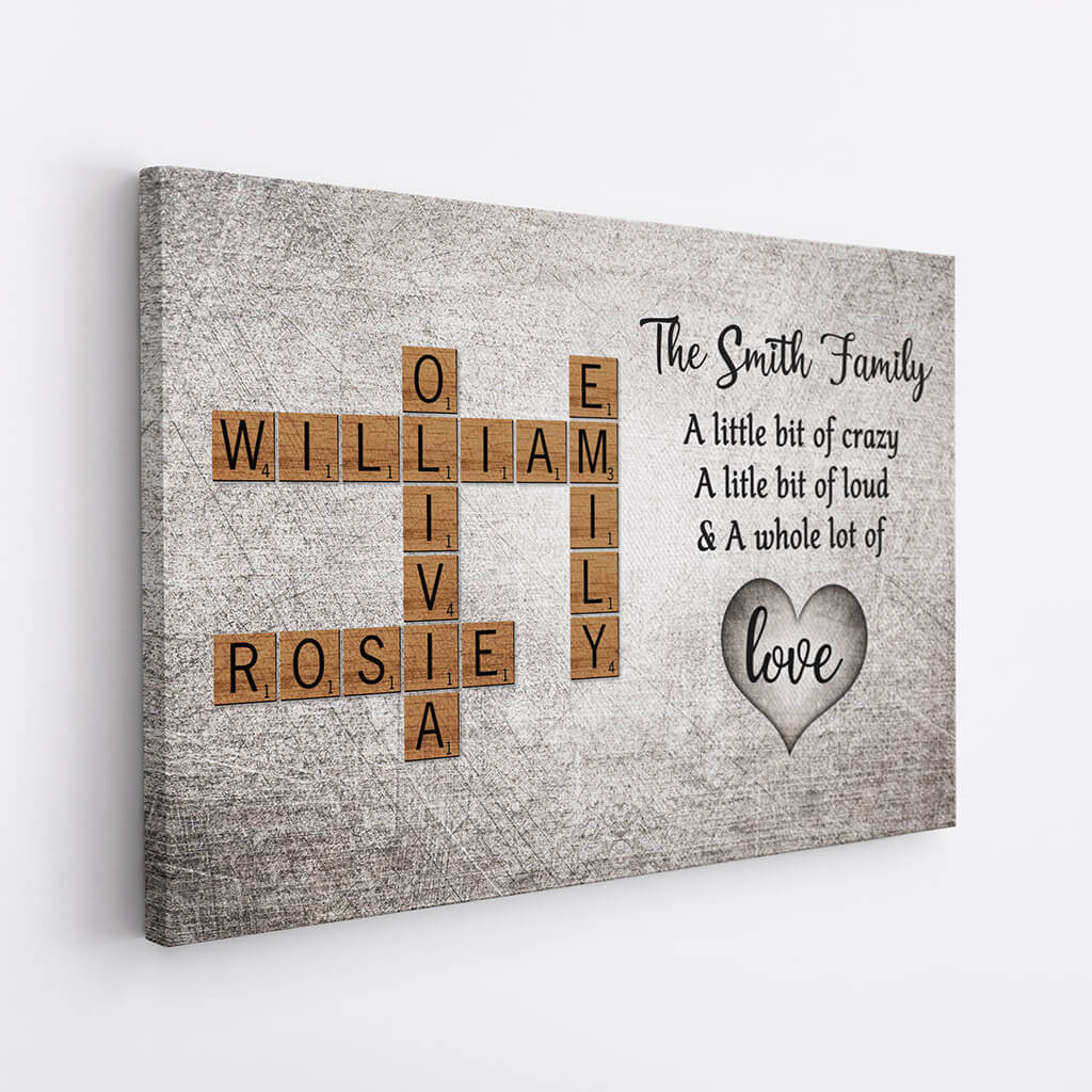 The Smith Family Canvas - Personalized Gift Ideas For Family