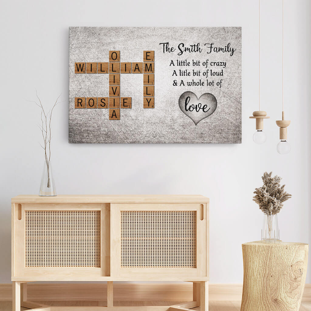 The Smith Family Canvas - Personalized Gift Ideas For Family