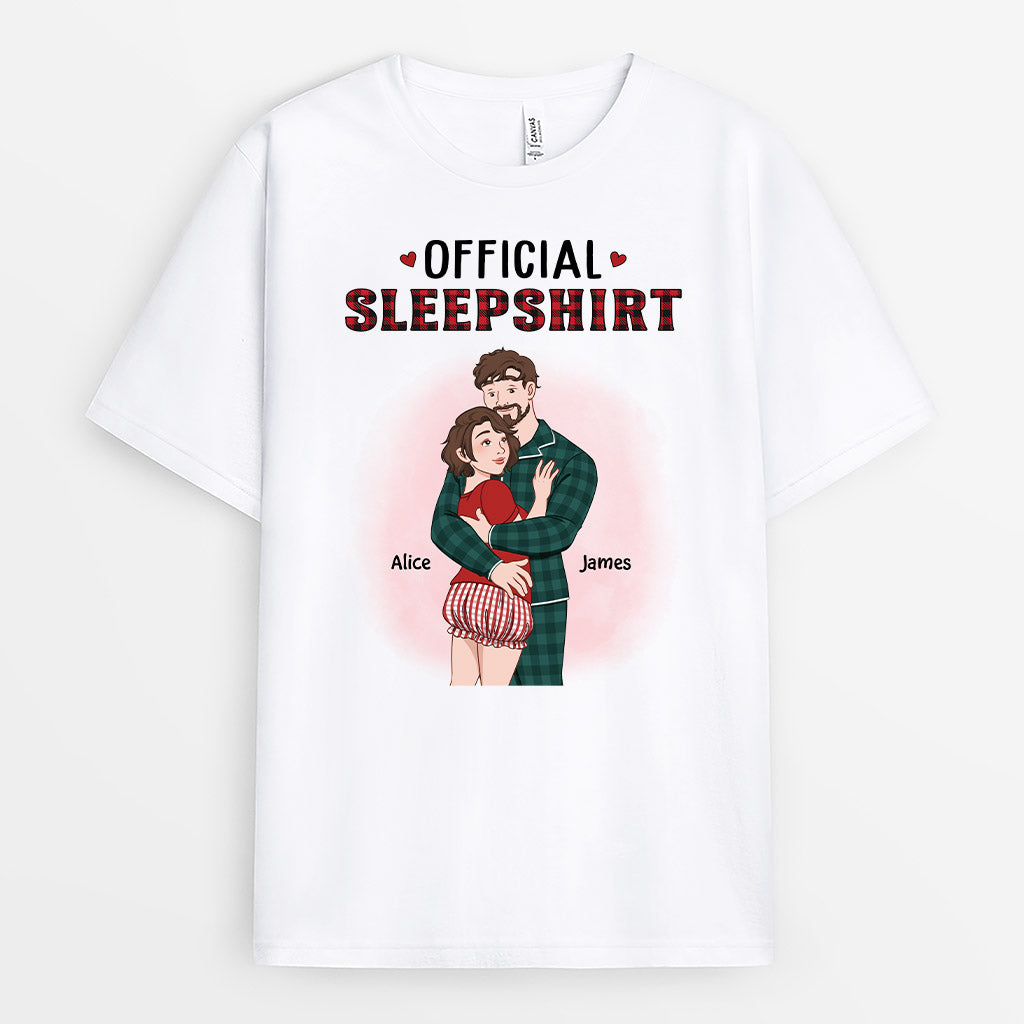 Personalized Love Official Sleepshirt - Personalized Gifts For Couple