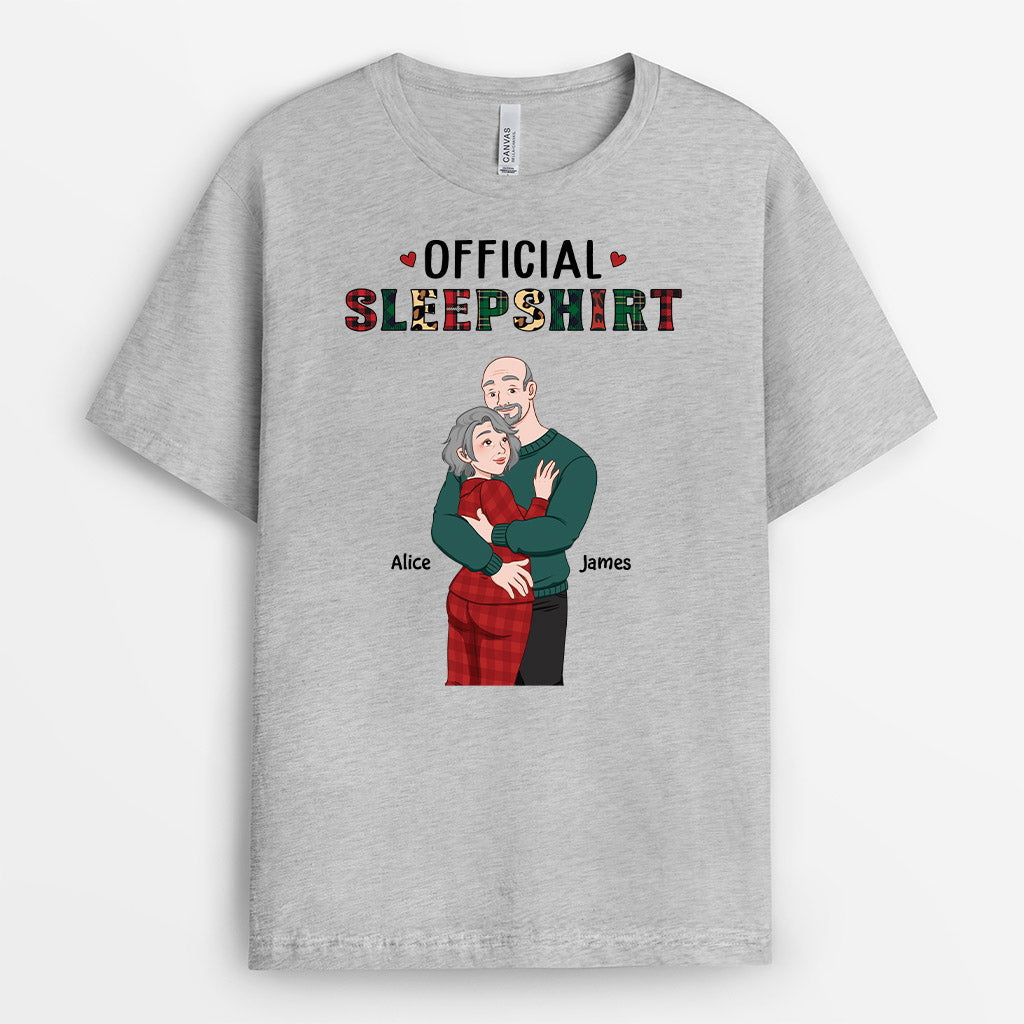 Personalized Love Official Sleepshirt - Personalized Gifts For Couple