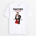 Anniversary Together Since T-Shirt - Personalized Presents For Couple