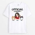 Official Sleepshirt With Cats T-shirt - Custom Presents For Cat Lovers