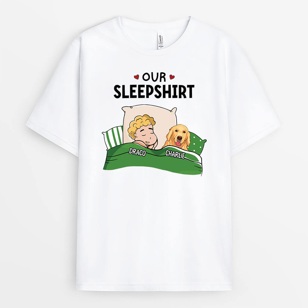 Our Sleepshirt Personalized T-Shirt – Custom Dog Shirts for Humans