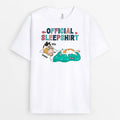 Official Sleepshirt, Woman Sleeping With Cats T-shirt - Custom Gifts For Cat Lovers