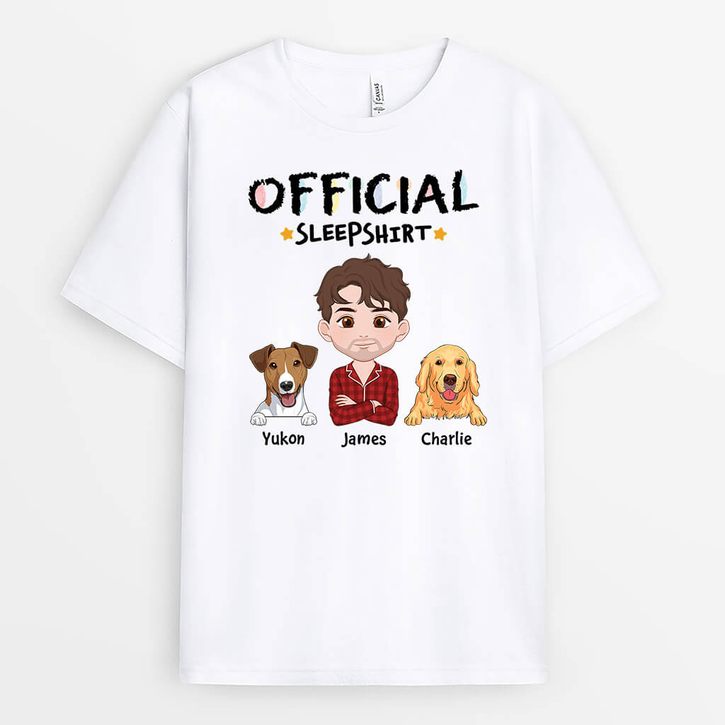 Dog Mom Sleepshirt – Personalized Dog T-Shirts for Humans