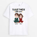 Pastel Together Since T-Shirt - Personalized Gifts For Couples