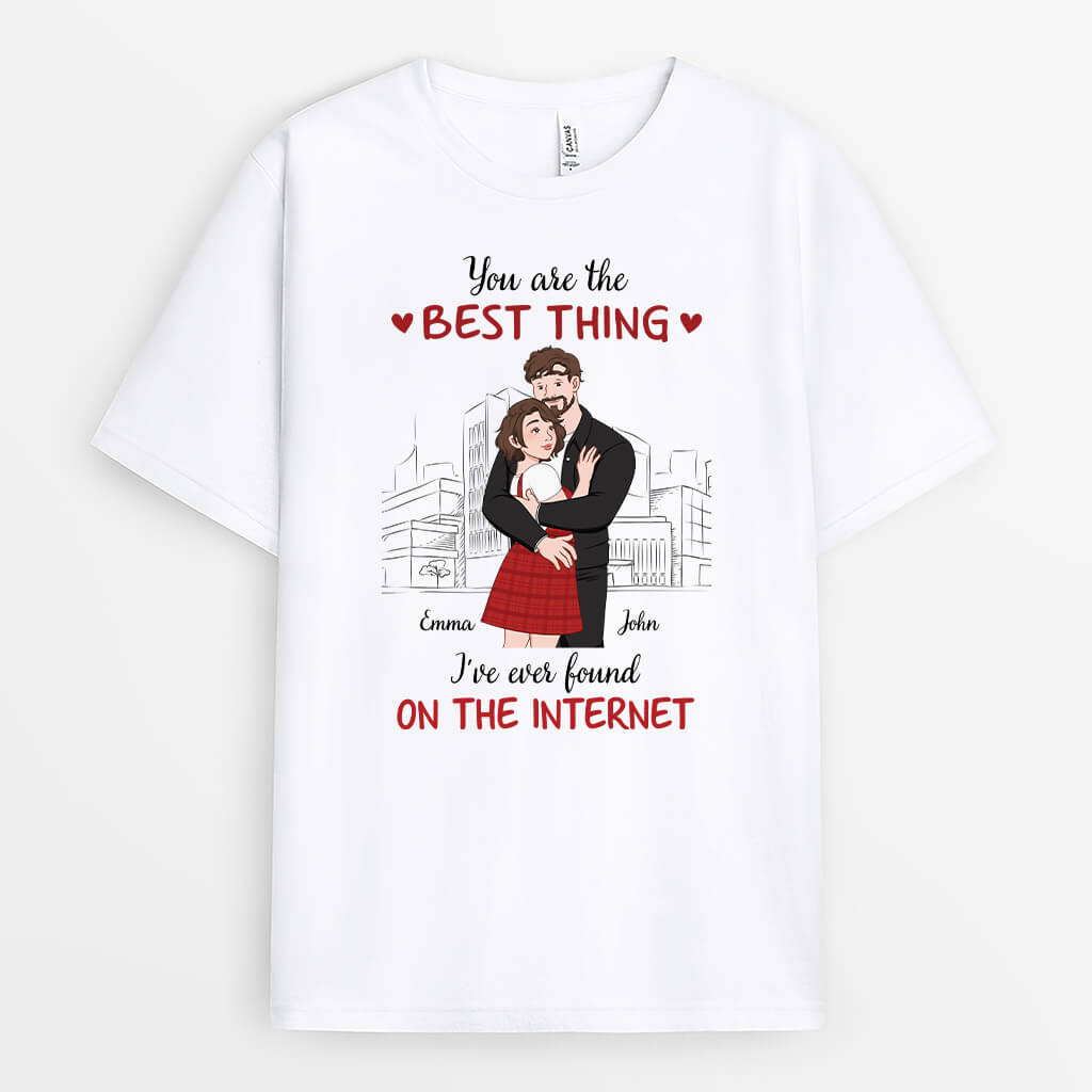 Personalised You Are the Best Thing T-shirt - Personalised Gift Ideas For Couple