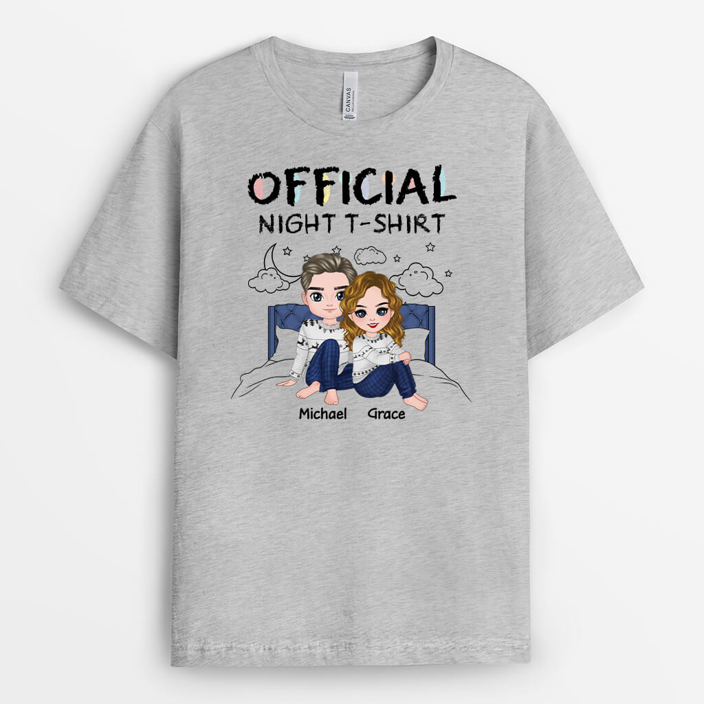 Official Night T-shirt - Personalized Gifts For Couples