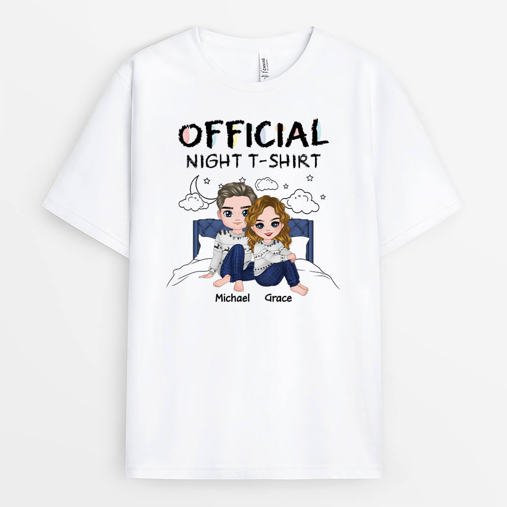 Official Night T-shirt - Personalized Gifts For Couples