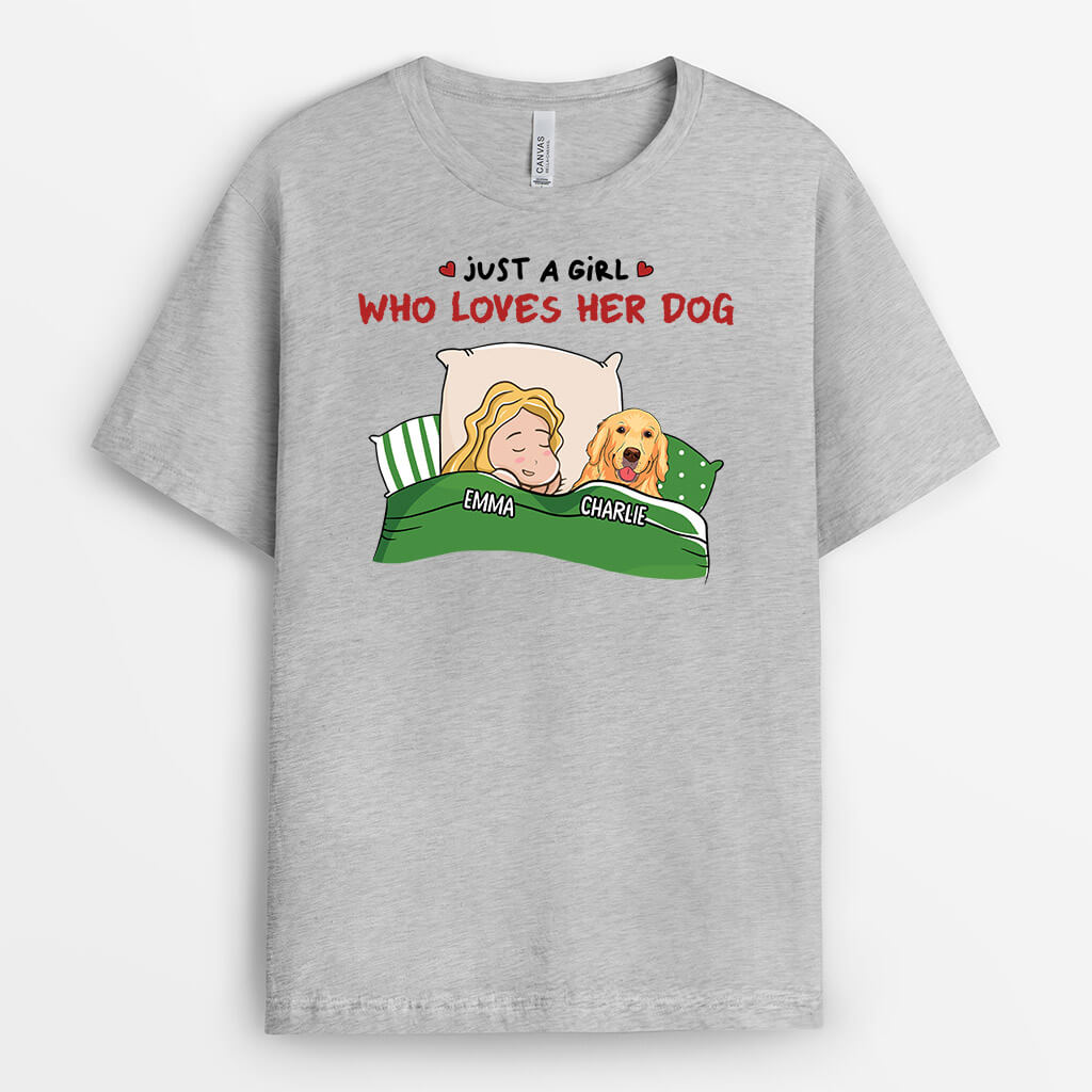 Just a Girl/Boy Who Loves Dogs Shirt – Dog T-Shirts for Humans