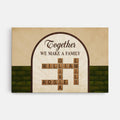 Together We Make A Family Canvas - Personalized Family Gift