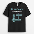 Grandpa's Gang Crossword T-Shirt - Personalized Gifts For Grandpa