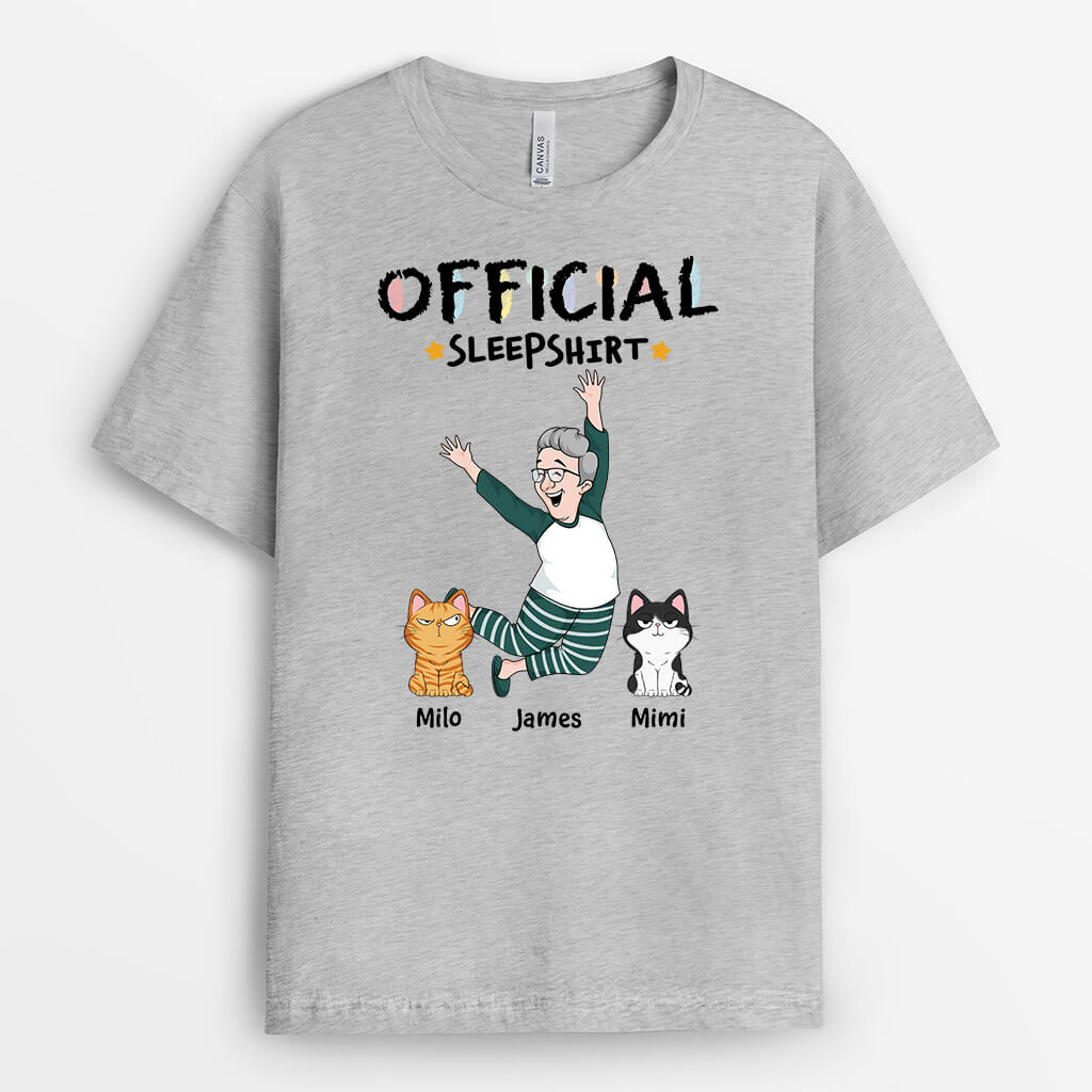 Personalized Official Sleepshirt For Cat Mom