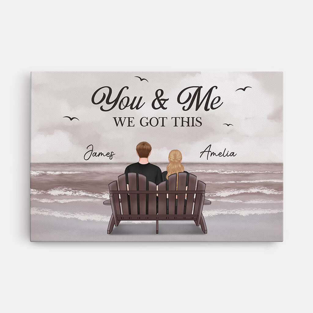 You & Me. We Got You Canvas - Personalized Gifts For Couple