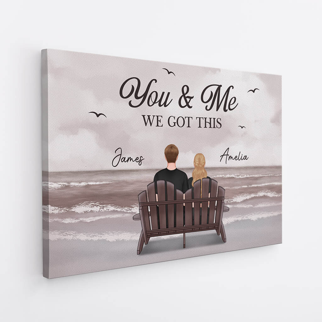 You & Me. We Got You Canvas - Personalized Gifts For Couple