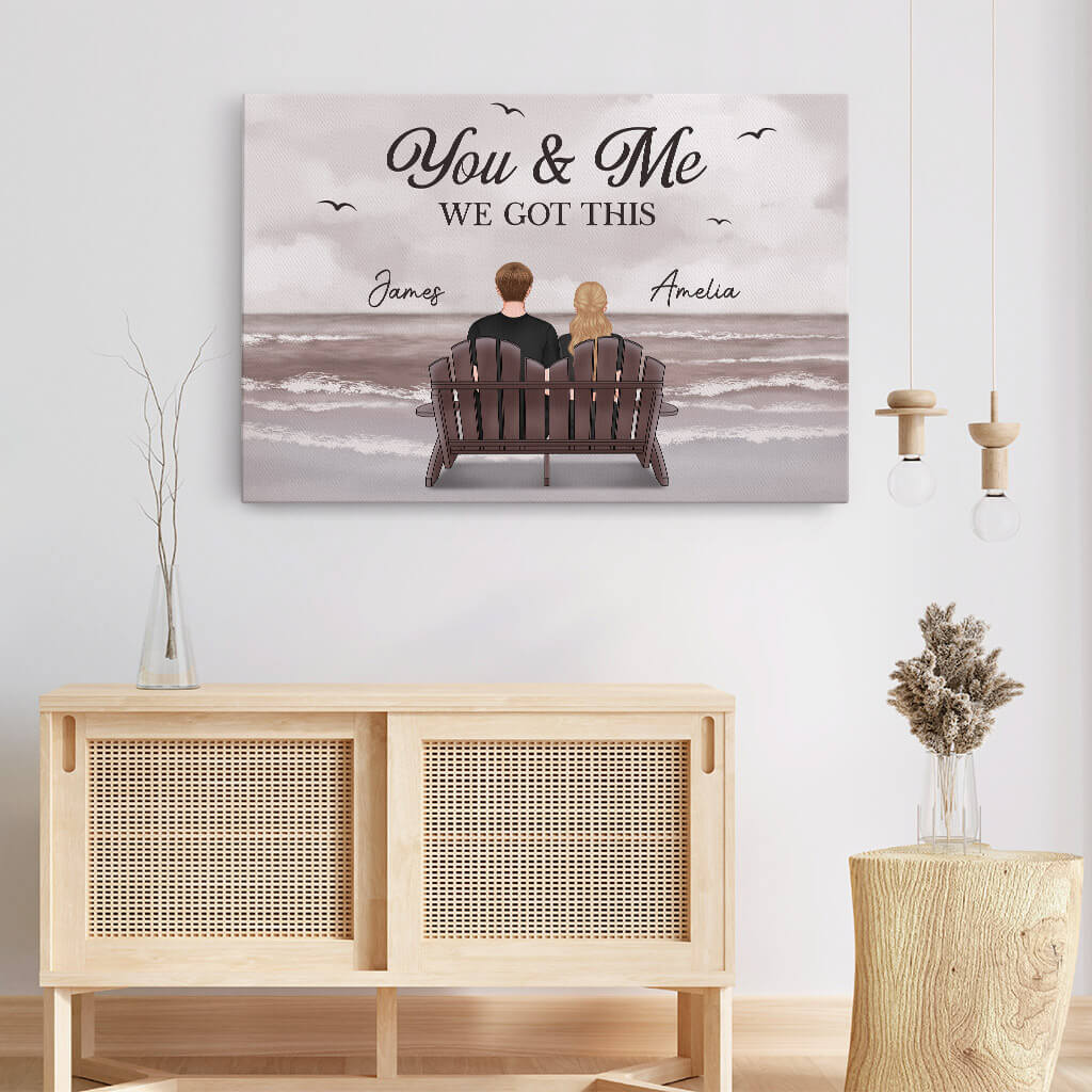 You & Me. We Got You Canvas - Personalized Gifts For Couple