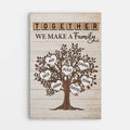 Together We Make A Family Canvas - Personalized Gifts For Family
