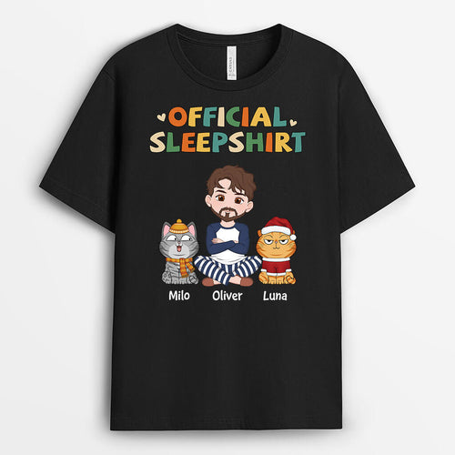 Funny Cat-Themed Official Sleepshirt - Personalized Gifts For Cat Mom