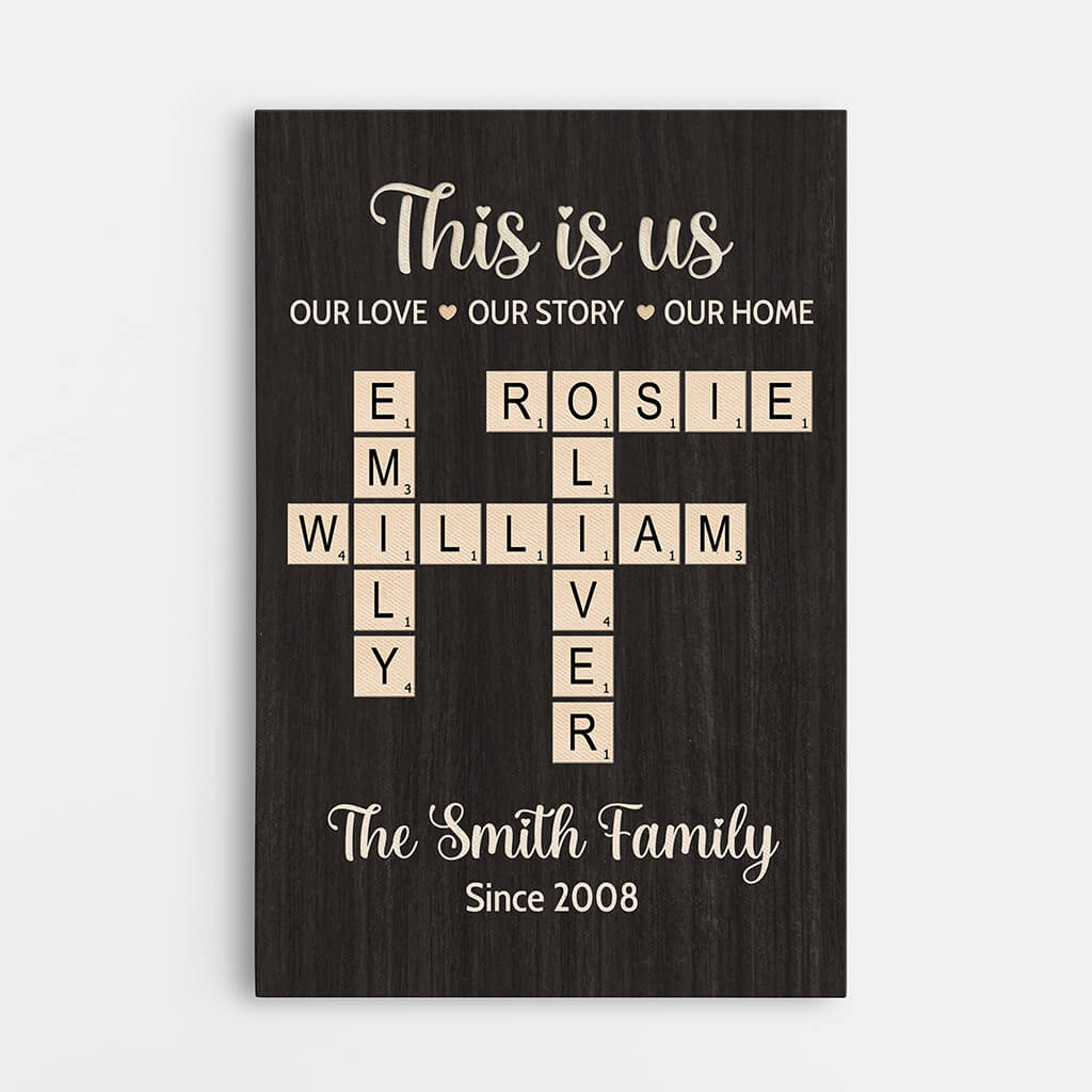 This Is Us Canvas - Personalized Gifts For Family
