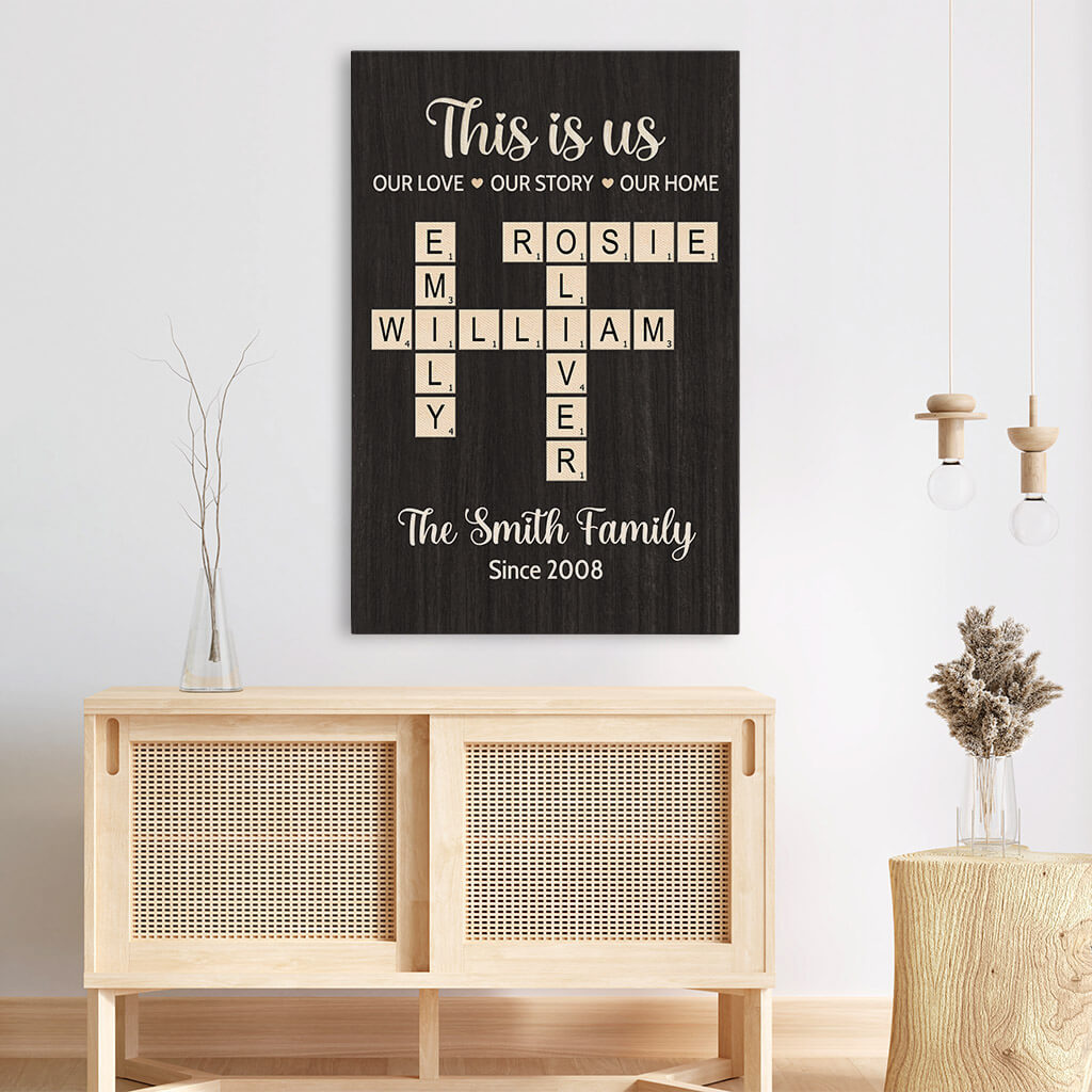 This Is Us Canvas - Personalized Gifts For Family