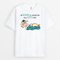 Home Is Where My Cats Are T-Shirt - Personalised Gifts For Male