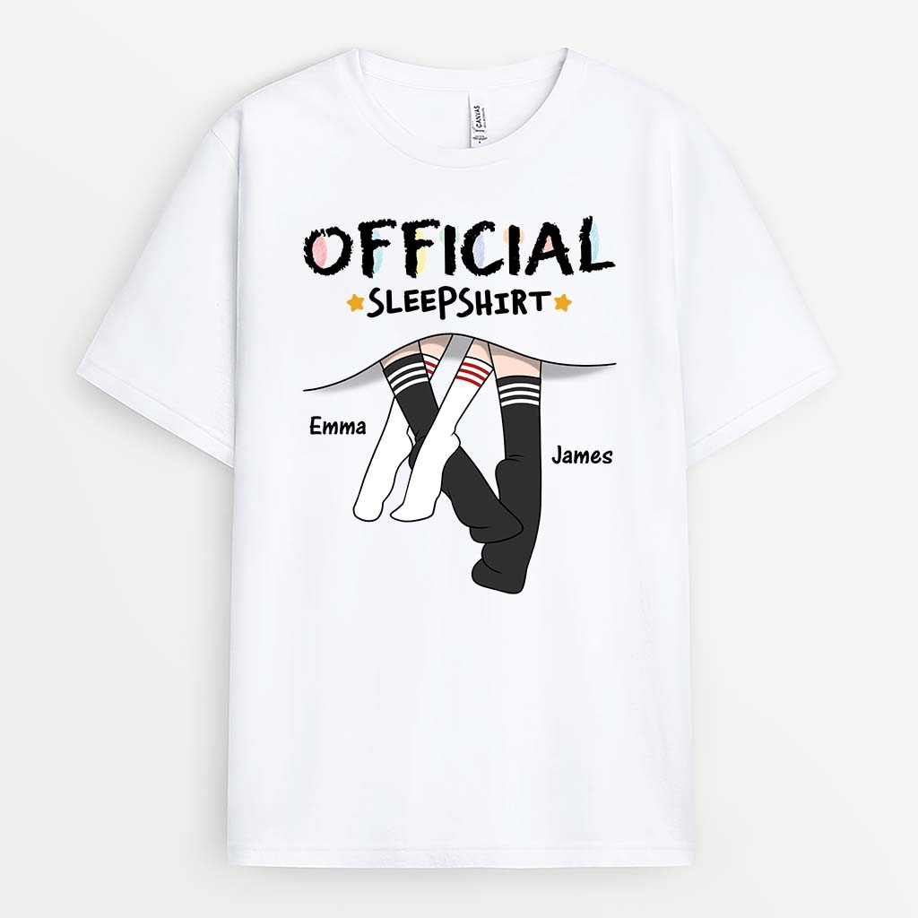 Official Sleepshirt - Personalized Couple T-shirt