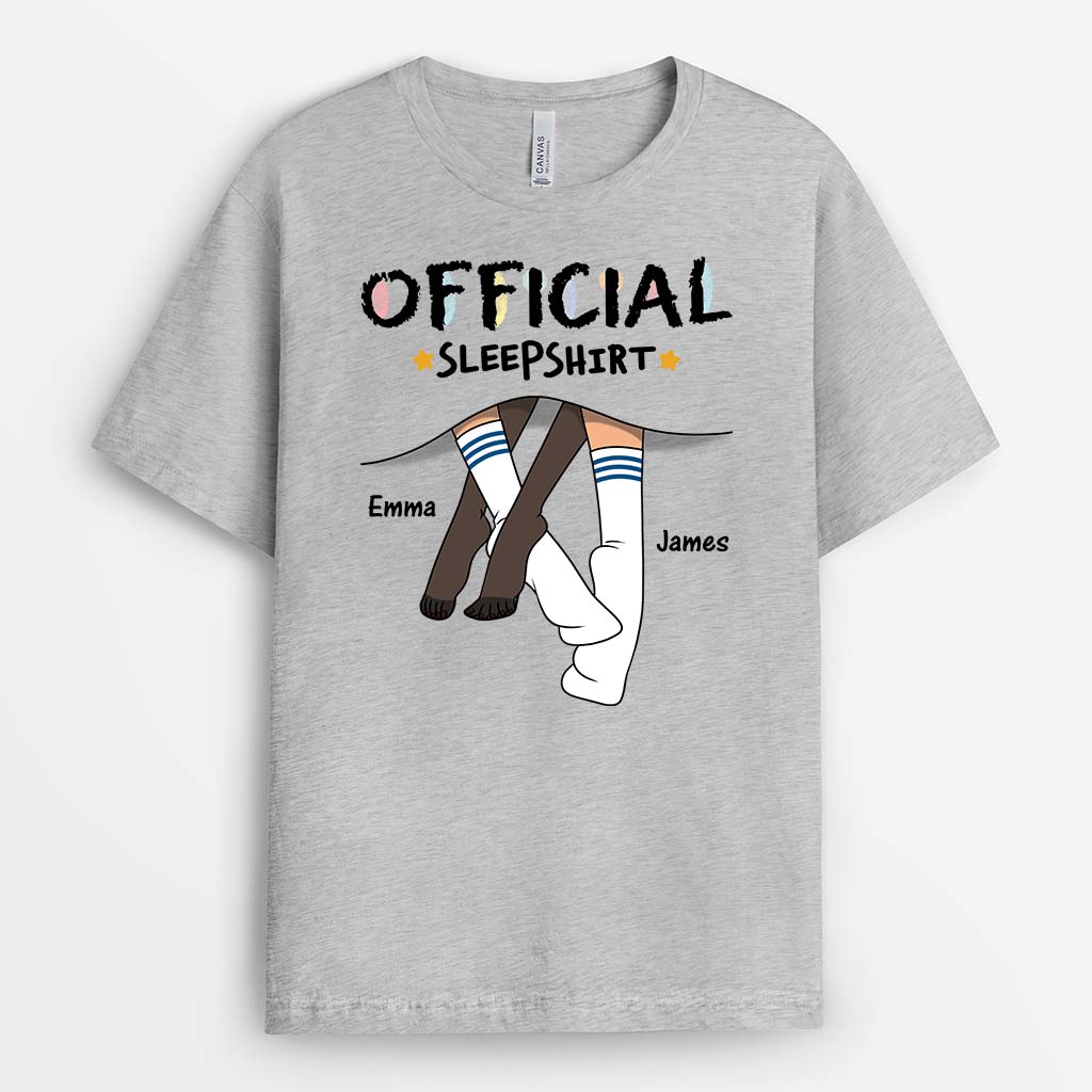 Official Sleepshirt - Personalized Couple T-shirt