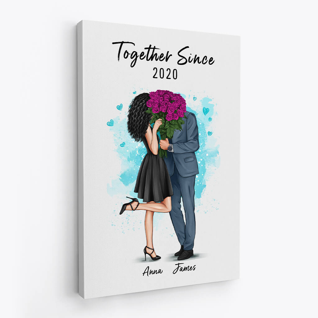 Together Since Canvas - Personalized Anniversary Gifts for Couple